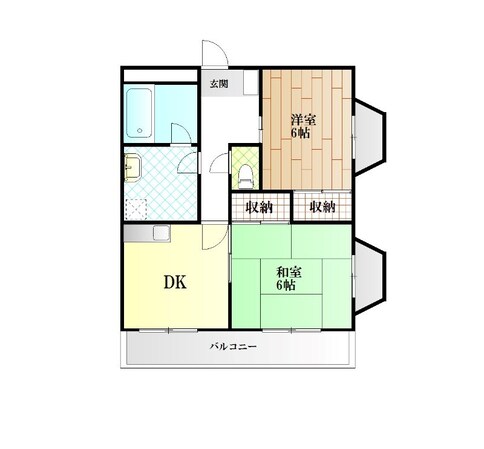 榎本マンションの物件間取画像